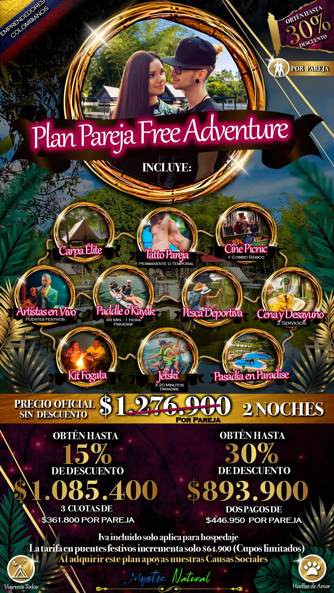 5 pareja free adventure