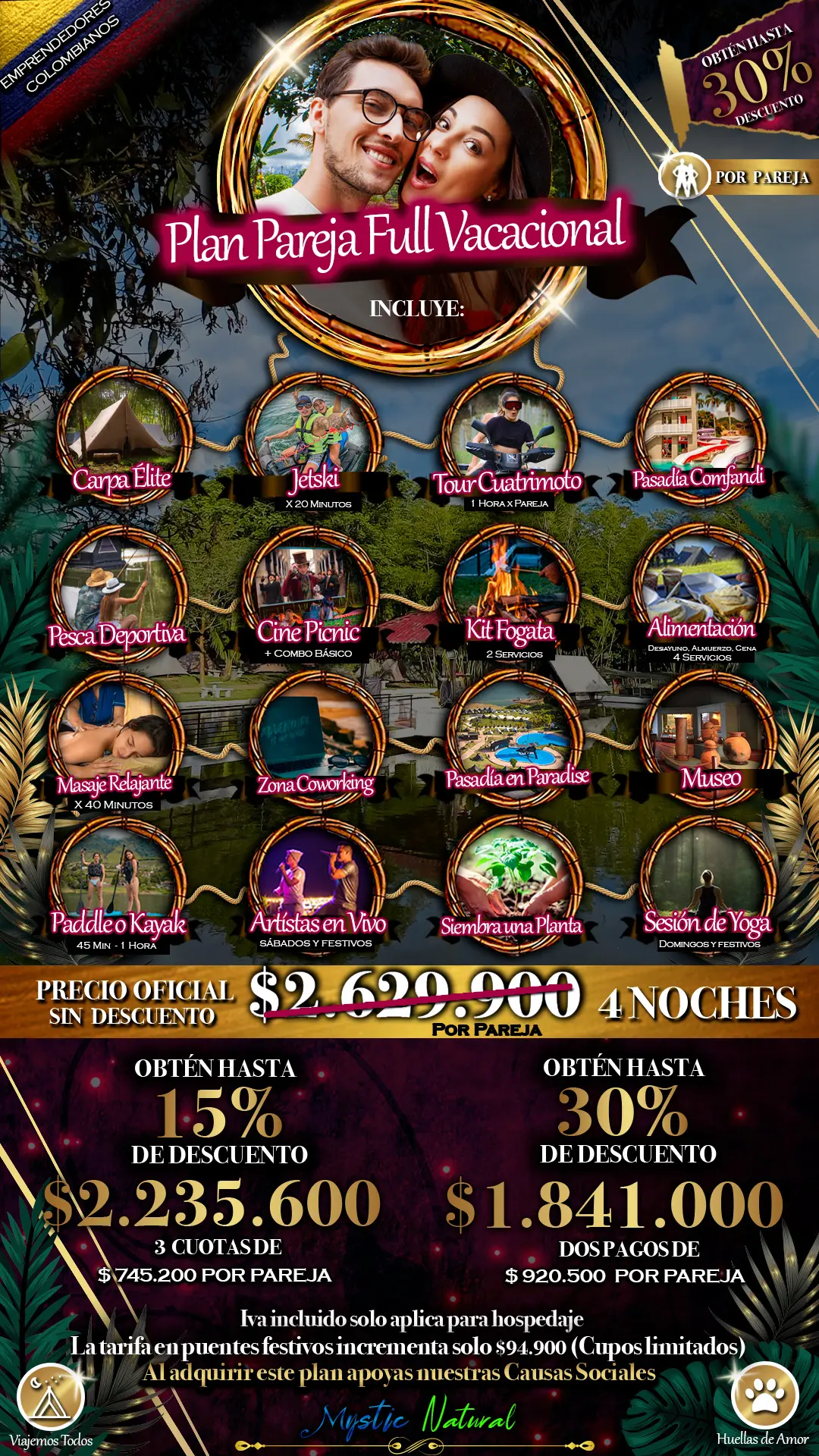 9 falta pareja vacacional